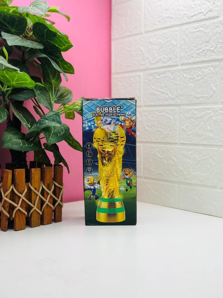 Bubble Electric Foam Blowing Trophy
