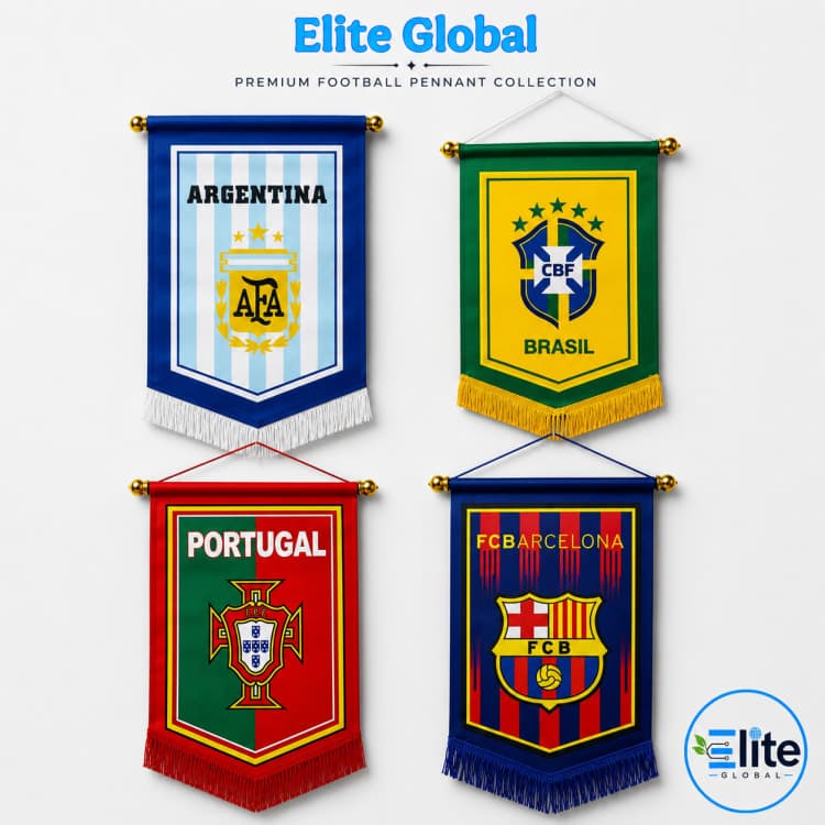 Premium Quality Football Team Pennant